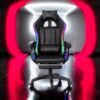 Silla gamer con luces LED