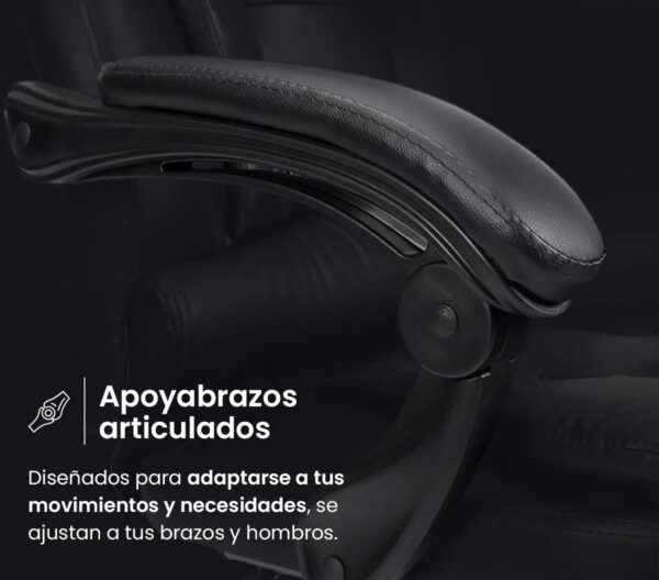 Silla de oficina ergonómica con masajes