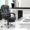 Silla de oficina ergonómica con masajes