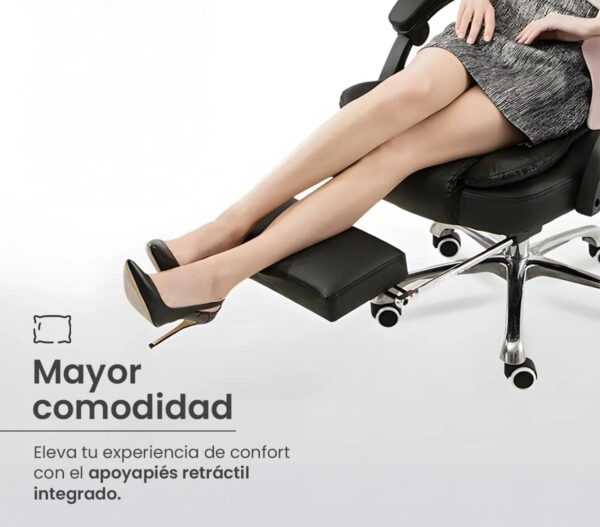 Silla de oficina ergonómica con masajes